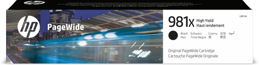 [32707] HP PageWide Enterprise Color 556 / MFP 586 Cartucho de Alta capacidad Negro nº981X