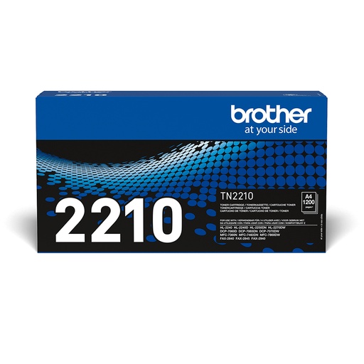 [13044] [TN2210] BROTHER Toner negro  HL-2240D/2250DN/2270DW/Fax 2840 Toner 1.200 paginas