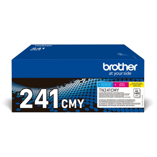 [44914] [TN241CMY] BROTHER pack 3 cartuchos deToner  (c/m/y)/TN241CMY