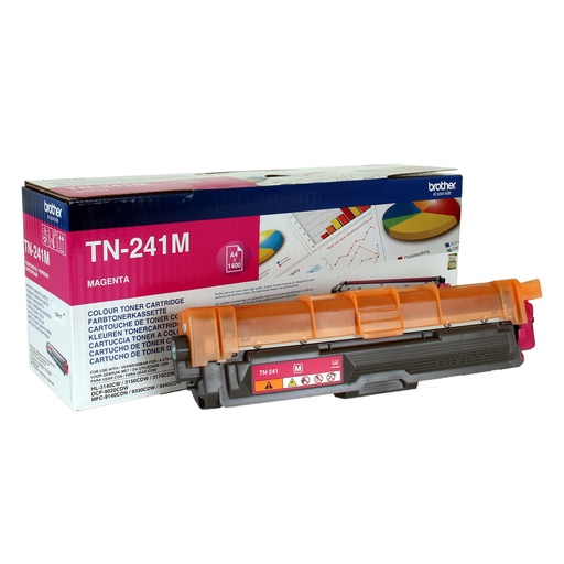 [17529] [TN241M] BROTHER Toner Magenta HL3140CW/HL3150CDWDCP9020CDW   1.400 paginas