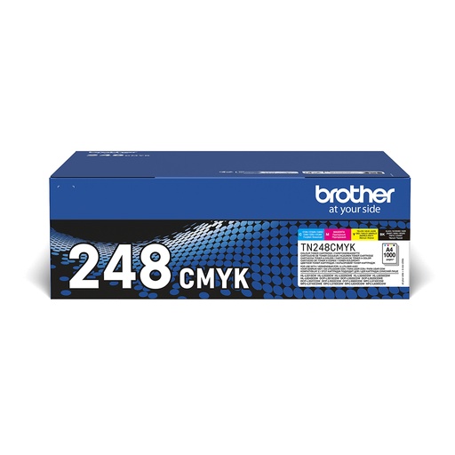 [57715] [TN248VAL] BROTHER TONER NEGRO, CIAN, MAGENTA, AMARILLO HLL3220CW, HLL3240CDW  1.000 PAGINAS
