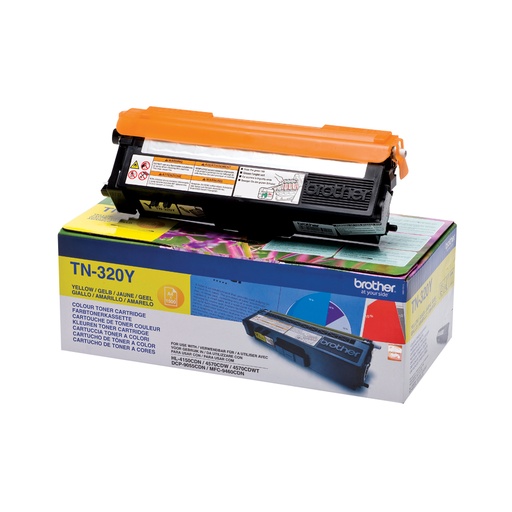 [13051] [TN320Y] BROTHER Toner Amarillo  HL-4150CDN/4570CDW Toner Amarillo 1.500 pag.