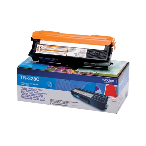 [13057] [TN328C] BROTHER Toner cian  HL-4570CDW Toner Cian 6.000 pag.