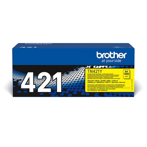 [33462] [TN421Y] BROTHER Toner Amarillo TN421Y