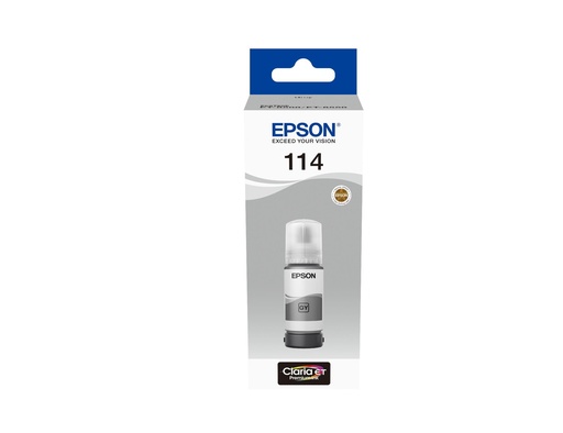 [42694] [C13T07B540] EPSON Botella Gris 70 ml Ecotank ET-8500 / ET-8550 - 114