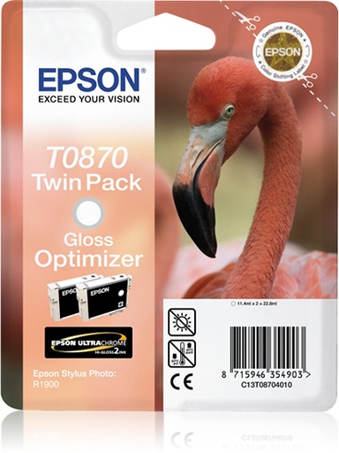 [11601] [C13T08704010] Epson Stylus Photo R-1900 Cartucho Optimizador de Brillo