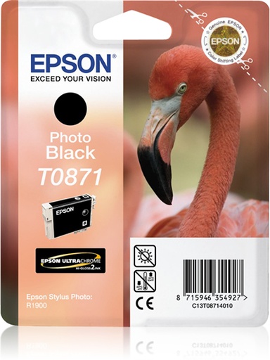 [11602] [C13T08714010] Epson Stylus Photo R-1900 Cartucho Negro photo