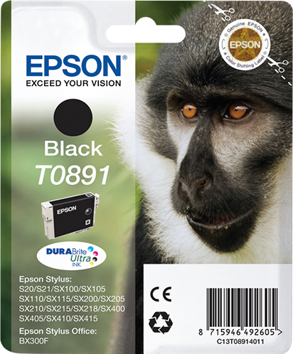 [11958] [C13T08914011] Epson Stylus S20/SX105/SX205/405 Cartucho Negro