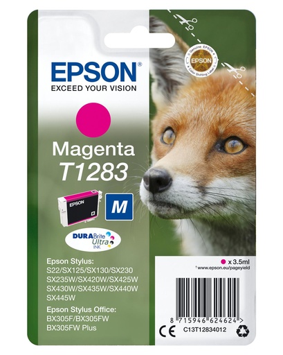 [36003] [C13T12834012] Epson Cartucho Magenta Stylus S22/SX420W/425W/ Office BX305F