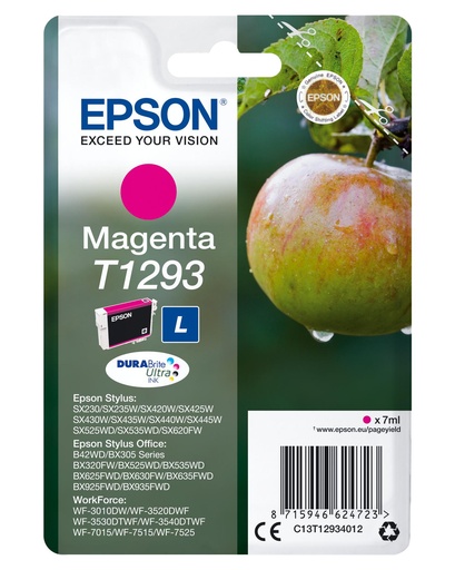 [36007] [C13T12934012] Epson Cartucho Magenta Stylus SX420W/425W/ Office BX305F/320FW