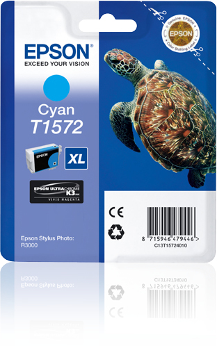 [13405] [C13T15724010] Epson Stylus Photo R3000 Cartucho Cian