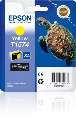 [13407] [C13T15744010] Epson Stylus Photo R3000 Cartucho Amarillo