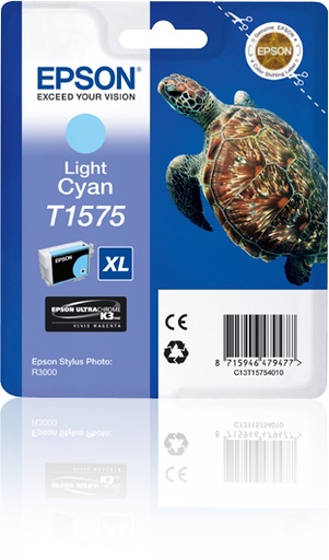 [13408] [C13T15754010] Epson Stylus Photo R3000 Cartucho Cian Claro