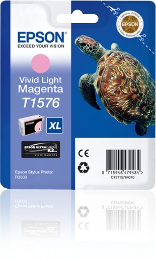 [13409] [C13T15764010] Epson Stylus Photo R3000 Cartucho Magenta Vivo Claro