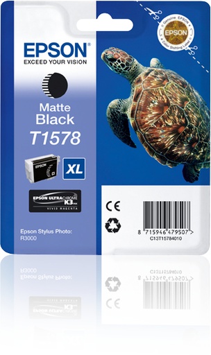 [13411] [C13T15784N10] Epson Stylus Photo R3000 Cartucho Negro Mate