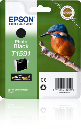 [13791] [C13T15914010] Epson Stylus Photo R2000 Cartucho Negro Photo
