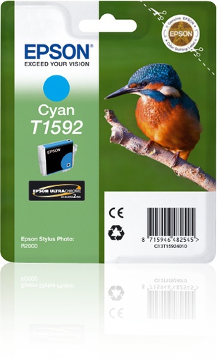 [13792] [C13T15924010] Epson Stylus Photo R2000 Cartucho Cian