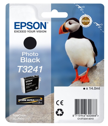 [30992] [C13T32414010] Epson SureColor SC-P400 Cartucho Negro Photo
