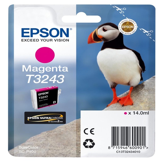 [30994] [C13T32434010] Epson SureColor SC-P400 Cartucho Magenta