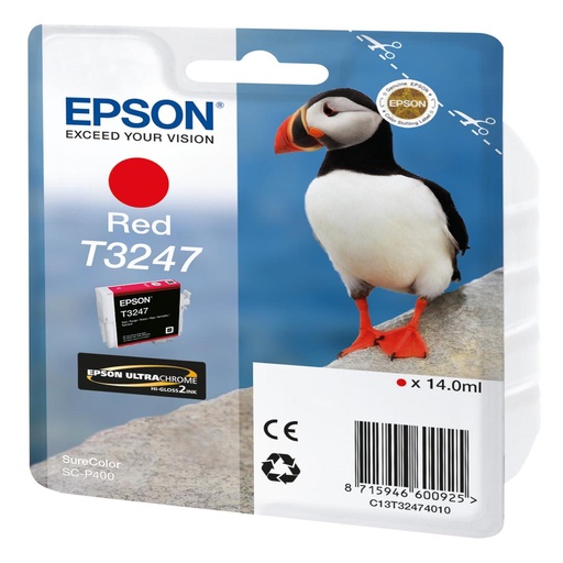 [30996] [C13T32474010] Epson SureColor SC-P400 Cartucho Rojo