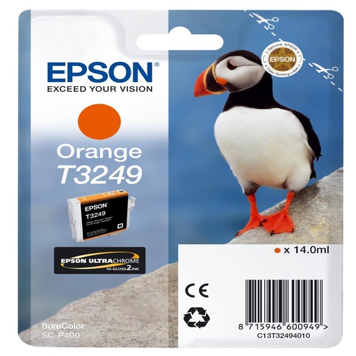 [30998] [C13T32494010] Epson SureColor SC-P400 Cartucho Naranja