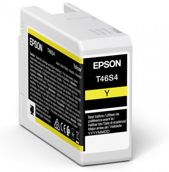 [39619] [C13T46S400] EPSON  Singlepack Yellow T46S4 UltraChrome Pro 10 ink 25ml SC-P700