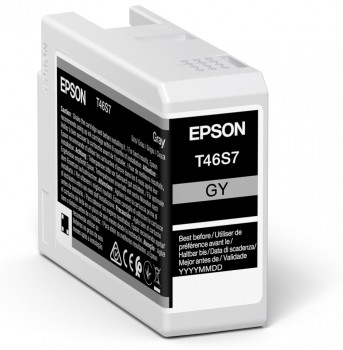 [39622] [C13T46S700] EPSON  Singlepack Gray T46S7 UltraChrome Pro 10 ink 25ml SC-P700