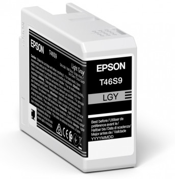 [39624] [C13T46S900] EPSON  Singlepack Light Gray T46S9 UltraChrome Pro 10 ink 25ml SC-P700