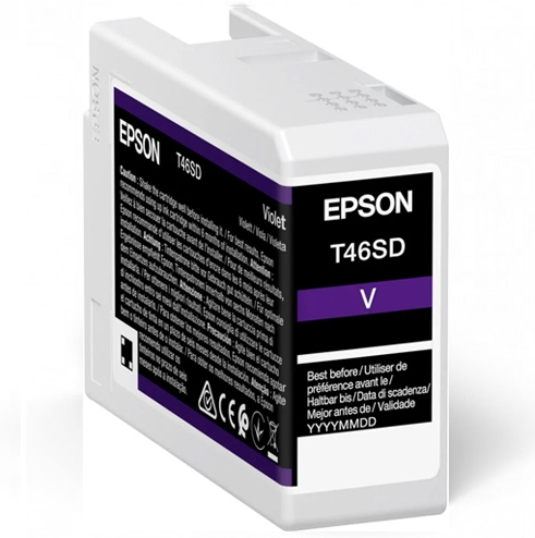 [39625] [C13T46SD00] EPSON  Singlepack Violet T46SD UltraChrome Pro 10 ink 25ml SC-P700