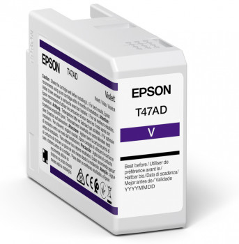 [39614] [C13T47AD00] EPSON  Singlepack Violet T47AD UltraChrome Pro 10 ink 50ml SC-P900