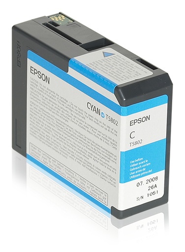 [24800] [C13T580200] Epson Stylus Pro-3800/3880 Cartucho Cian (80ml)