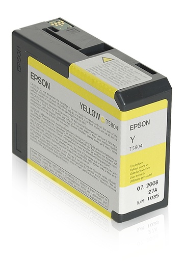 [24802] [C13T580400] Epson Stylus Pro-3800/3880 Cartucho Amarilla (80ml)