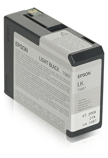 [24805] [C13T580700] Epson Stylus Pro-3800/3880 Cartucho Gris (80ml)