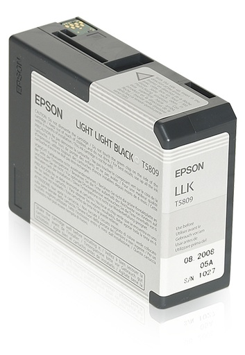 [24807] [C13T580900] Epson Stylus Pro-3800/3880 Cartucho Gris claro (80ml)