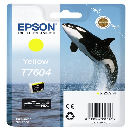 [19306] [C13T76044010] EPSON SURECOLOR SC-P600 Cartucho amarillo
