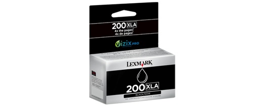 [35218] [14L0197] Lexmark Cartucho de tinta negro Alto Rendimiento 200XLA