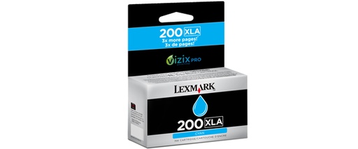 [35219] [14L0198] Lexmark Cartucho de tinta cian Alto Rendimiento 200XLA
