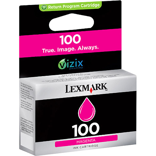 [12937] [14N1070E] LEXMARK S/305/405/505/605 PRO/205/705/805/905 Cartucho de tinta Magenta Retornable nº100XL