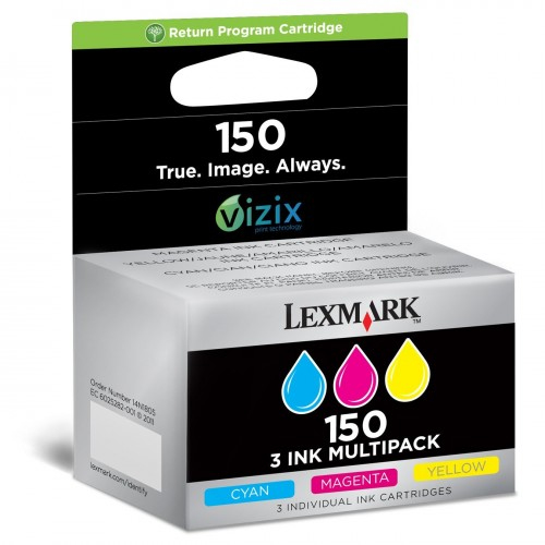 [35230] [14N1910E] Lexmark Pack 4 cartuchos (CMYK) Retornables 150