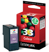 [11536] LEXMARK Z-800/ X-5250 Cartucho Color Nº33 PLUS(15%+)