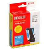 [24098] [402279] RICOH G700 Tinta gel Type RC-C21 Cian alta capacidad