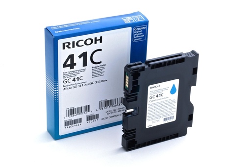 [15728] [405762] RICOH SG3110DN/3110DNW GC-41C Cartucho Cyan