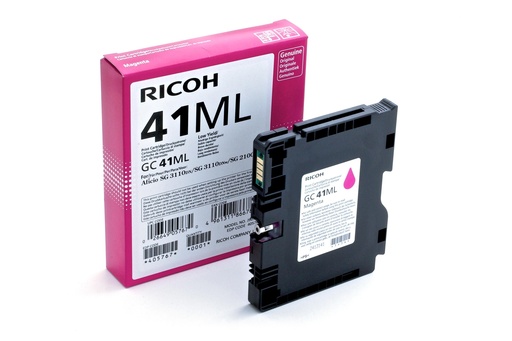 [17619] [405767] RICOH SG2100N/3110DN/3110DNW/3120B GC-41Ml Cartucho Magenta