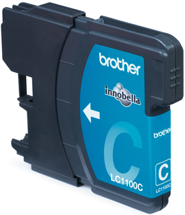 [12060] [LC1100CBP] BROTHER  Cartucho de tinta cian  DCP385C/ MFC-6490CW/5490cn, 325 pag.
