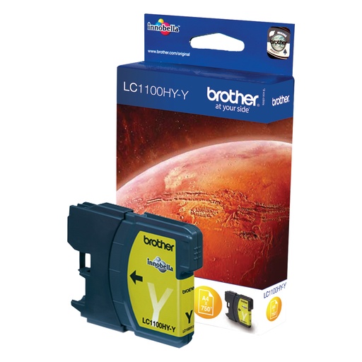 [12068] [LC1100HYY] BROTHER Cartucho tinta  Amarillo MFC-6490CW/ Alta capacidad