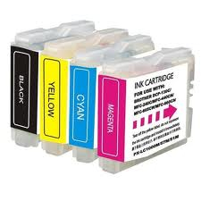 [17853] [LC121VALBP] BROTHER Pack de 4 cartuchos de tinta negro, cian, magenta y amarillo DCP-J552dw MFC-J470dw