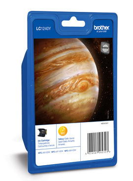 [13313] [LC1240YBP] BROTHER Cartucho tinta  Amarillo  MFCJ6510DW/MFCJ6710DW/MFCJ6910DW,  600 pag.