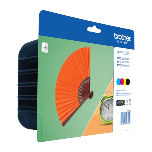 [17919] [LC129XLVALBP] BROTHER Pack  cartuchos de tinta negro, cian, magenta y amarillo MFCJ6720DW/MFCJ6920DW/MFCJ6520DW