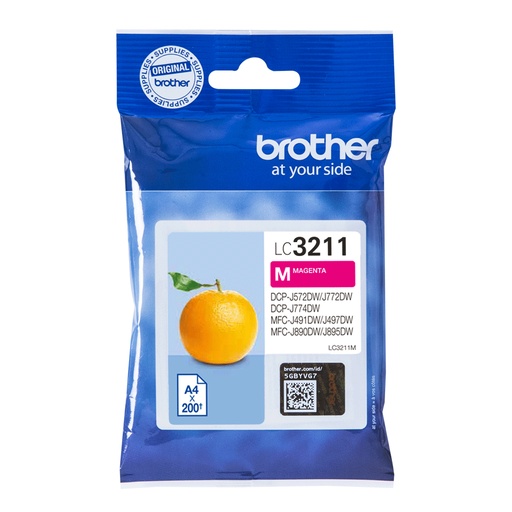 [34197] [LC3211M] BROTHER Cartucho tinta  Magenta   LC3211M