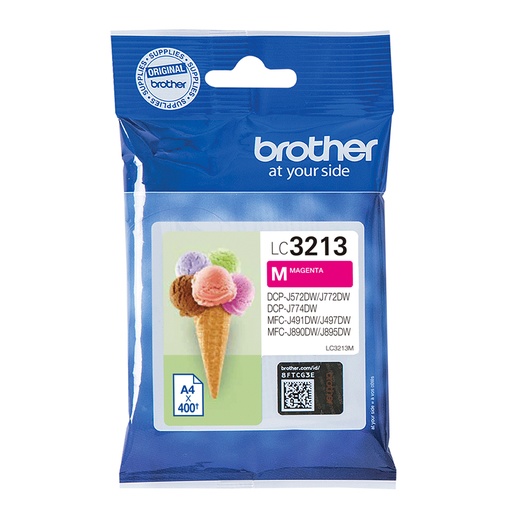 [34202] [LC3213M] BROTHER Cartucho de tinta magenta larga duracion LC3213M